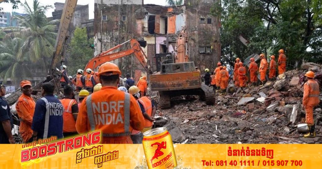 យ៉ាងហោចណាស់មានមនុស្ស ១៩នាក់បានបាត់បង់ជីវិតនិង ១៤នាក់រងរបួសធ្ងន់ក្នុងហេតុការណ៍ដួលរលំអាគារមួយកន្លែងនៅឥណ្ឌា