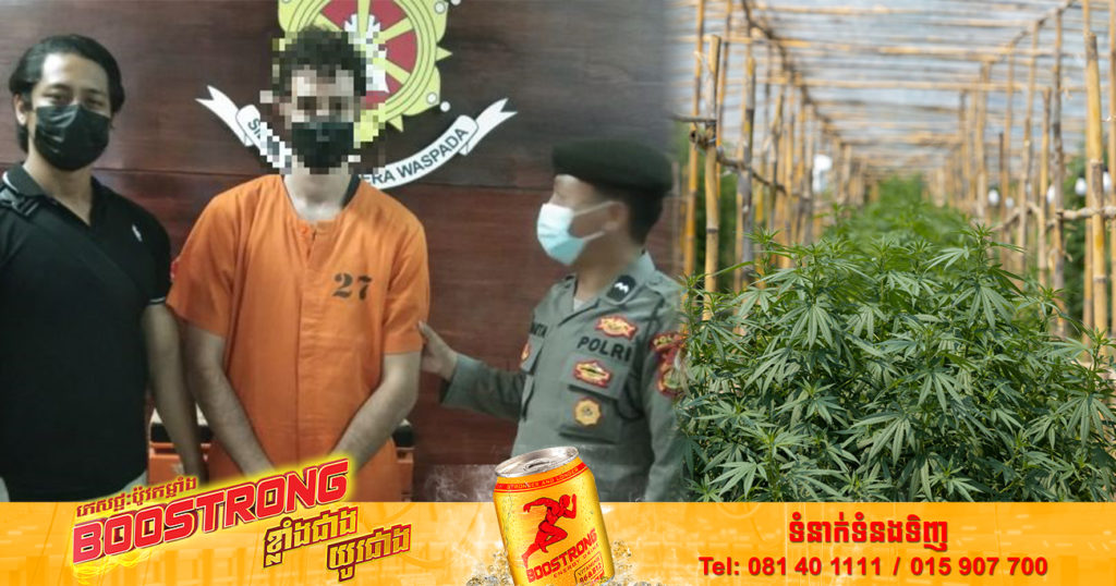 សយហួស! បុរសប្រេស៊ីលម្នាក់ប្រឈមនឹងការជាប់ពន្ធនាគារ ១៥ឆ្នាំ និងពិន័យជាប្រាក់ជាង ៦៦ ម៉ឺនដុល្លារ នៅប្រទេសឥណ្ឌូនេស៊ី ដោយសារបានទិញកញ្ឆាដាក់តាមខ្លួនពីប្រទេសថៃ