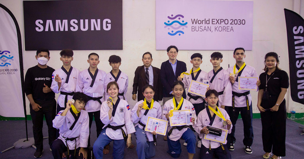 សាខាក្រុមហ៊ុន ថៃ សាមសុង អេឡិចត្រូនិច ប្រចាំប្រទេសកម្ពុជា ផ្ដល់ការគាំទ្រយ៉ាងមុតមាំដល់កីឡាតេក្វាន់ដូ!!!