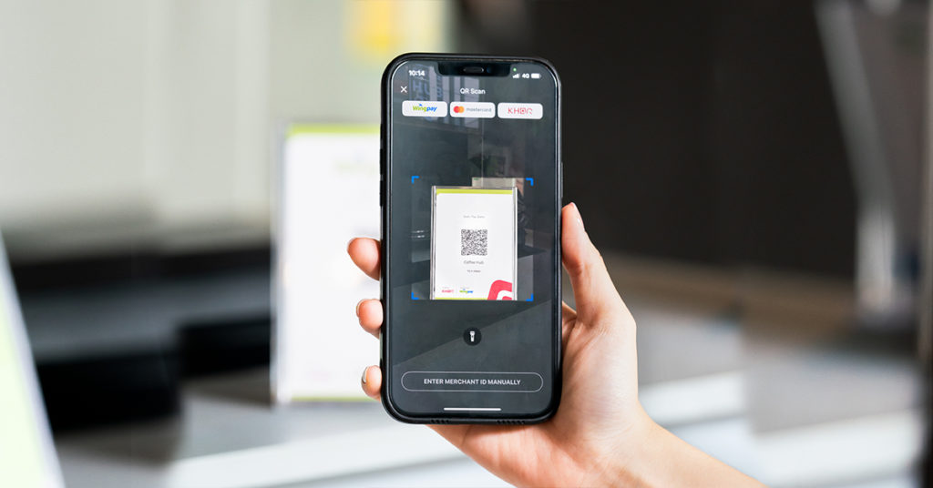 អ្នកប្រើប្រាស់កម្មវិធីវីងប៊ែងអេបអាចទូទាត់តាមរយៈការស្កេន QR Code ដែលមាន “KHQR”