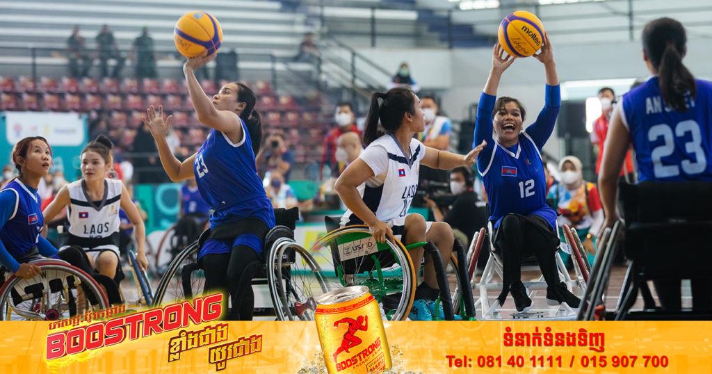 ក្រុមបាល់បោះជិះរទេះនារីកម្ពុជា ចាប់ផ្តើមប្រកួតដំបូងដោយយកឈ្នះក្រុមឡាវ ក្នុងលទ្ធផល ១១ ទល់ ៥