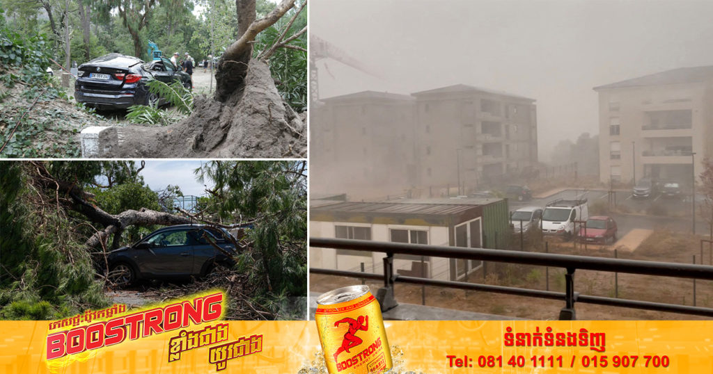 ព្យុះភ្លៀងដ៏កំណាចមួយបានឆក់យកជីវិតពលរដ្ឋបារាំង ៦នាក់ និងបាត់ខ្លួន ៣៥០នាក់