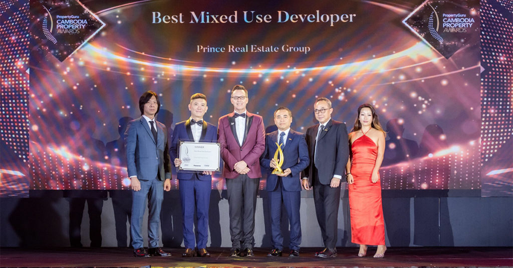 ក្រុមហ៊ុន ព្រី​ន​ស៍ រៀល អ៊ី​ស្ទេ​ត គ្រុប ឈ្នះ​ពានរង្វាន់ 5 នៅ​ក្នុង​កម្មវិធី​ពានរង្វាន់​អចលនទ្រព្យ​កម្ពុជា PropertyGuru លើក​ទី 7 ប្រចាំឆ្នាំ 2022