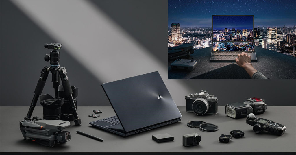 ASUS បញ្ចេញកុំព្យូទ័រយួរដៃត្រកូល Zenbook ស៊េរីថ្មី  Zenbook Pro 14 Duo OLED (UX8402) អេក្រង់ពីរ ទំនើបបំផុត