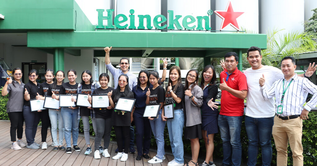 ក្រុមហ៊ុន ហ៊ិននីគែន ខេមបូឌា ដំណើរការសាកល្បងកម្មវិធី «ជំរុញឱកាសសម្រាប់ស្រ្តីនៅផ្នែកលក់ (WiSE)» ថ្មី ដែលផ្តល់ការគាំទ្រដល់ស្ត្រីក្នុងអាជីពផ្នែកលក់