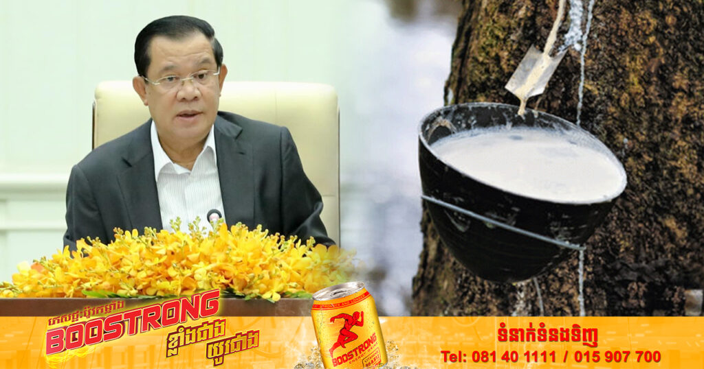 រាជរដ្ឋាភិបាលកម្ពុជា ចេញសារាចរនិរាករណ៍ វិធានការទប់ស្កាត់ការនាំចេញជ័រកៅស៊ូ និងឈើកៅស៊ូមិនទាន់កែច្នៃទៅបរទេស