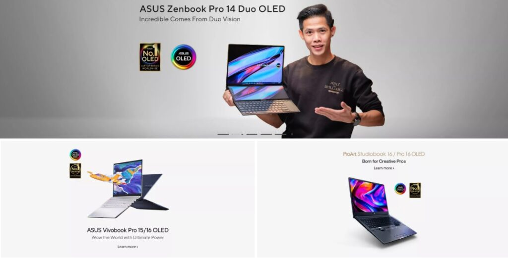 ការដាក់អោយប្រើប្រាស់ជាផ្លូវការណ៍នូវវែបសាយថ្មីរបស់ក្រុមហ៊ុនASUS