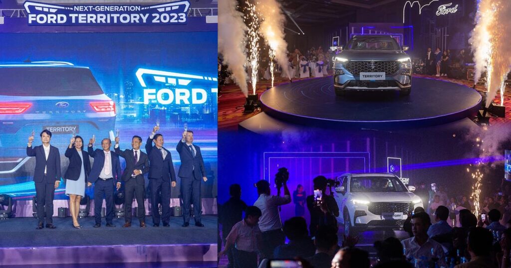 រថយន្ត Ford Territory ស៊េរីថ្មីឆ្នាំ 2023 រូបរាងថ្មីទាំងស្រុង ត្រូវបានដាក់សម្ពោធជាផ្លូវការនៅប្រទេសកម្ពុជា
