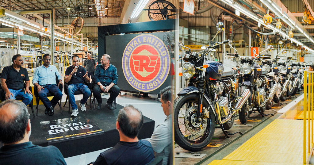 ROYAL ENFIELD ប្តេជ្ញាចិត្តពង្រឹងទីផ្សារនៅតំបន់អាមេរិក ខណៈសម្ពោធរោងចក្រ CKD ថ្មីនៅប្រេស៊ីល