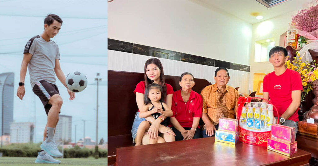 លោក កែវ សុខផេង មិនត្រឹមតែជាកីឡាករល្អនោះទេ តែក៏ជាកូនកតញ្ញូផងដែរ