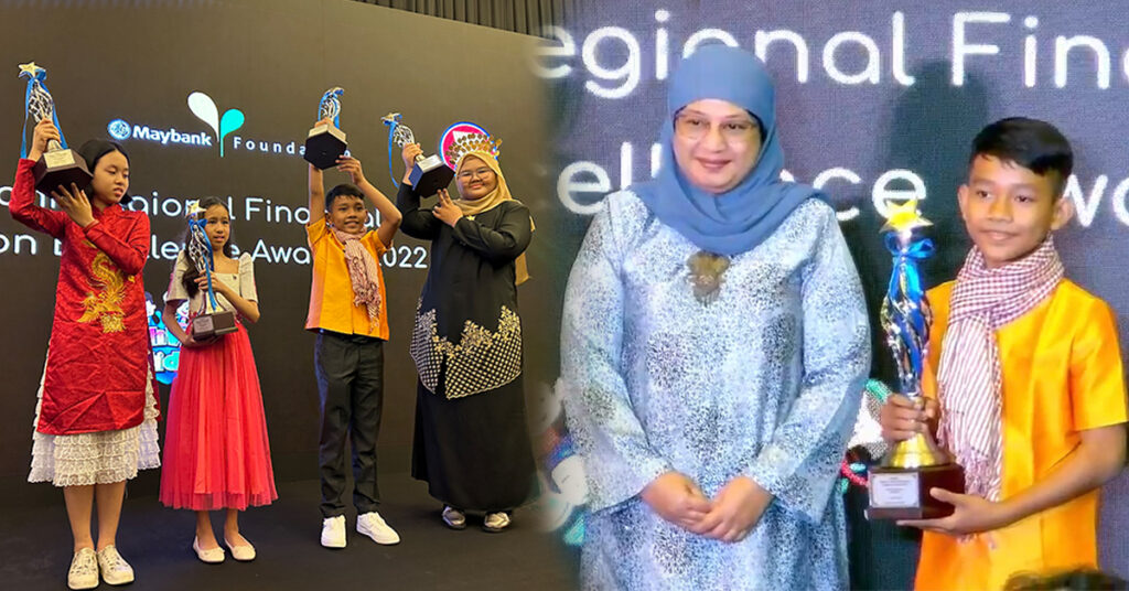 បេក្ខជនជ័យលាភីពីកម្មវិធី Maybank CashVille Kidz ទទួលបានពានរង្វាន់ថ្នាក់តំបន់នៅប្រទេសម៉ាឡេស៊ី