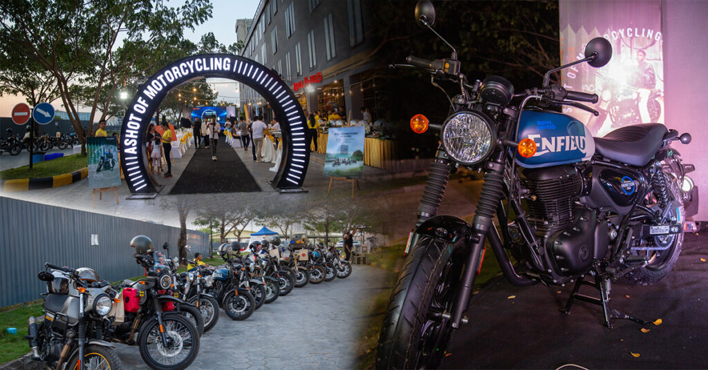 Royal Enfield Hunter 350 ពេលនេះមានវត្តមាននៅកម្ពុជាហើយជាមួយនិងការសម្ពោធជាផ្លូវការ