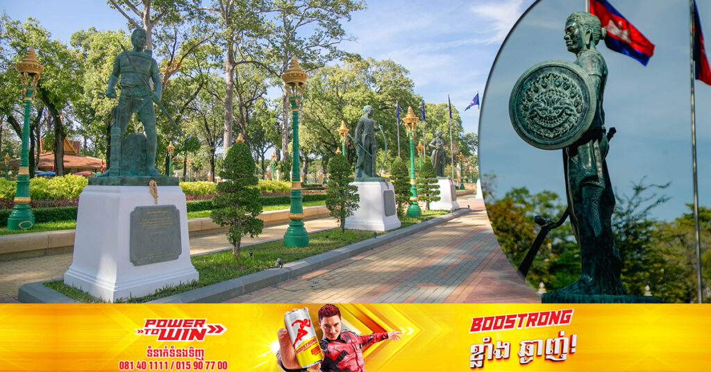 រូបសំណាកមេទ័ពសម័យអង្គរចំនួន ១២រូប បានតាំងក្នុងសួនព្រះរាជ​ដំណាក់ក្រុងសៀមរាប តោះមកដឹងពី​ឈ្មោះ និងប្រវិត្តមេទ័ពខ្លាំងៗនីមួយៗ