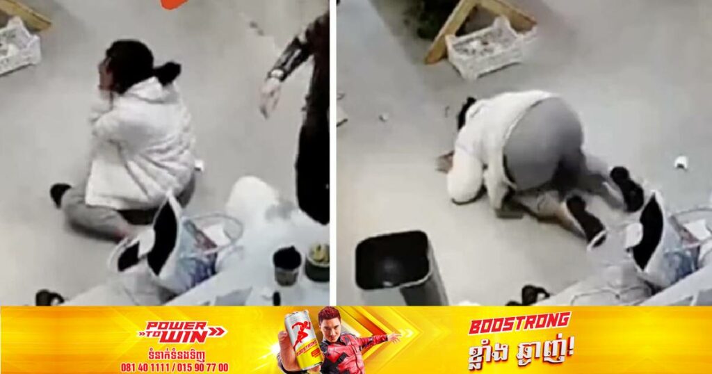 ស្ត្រីម្នាក់អាយុជិត៣០ឆ្នាំ ស្រែកយំឡាំប៉ាបោកខ្លួនផ្អើលពេញហាង ដោយសារសុំឪពុកម្តាយទិញស្បែកជើងមួយ ពួកគាត់មិនទិញអោយ