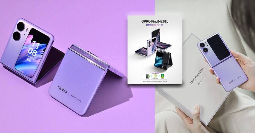 WoW! OPPO Find N2 Flip តម្លៃ $899 បំពាក់សមត្ថភាពកំពូលៗ ព្រមទាំងសហការរួមគ្នាជាមួយកាមេរ៉ា Hasselblad ដែលជាម៉ាកកាមេរ៉ាលំដាប់លើពិភពលោកថែមទៀត!
