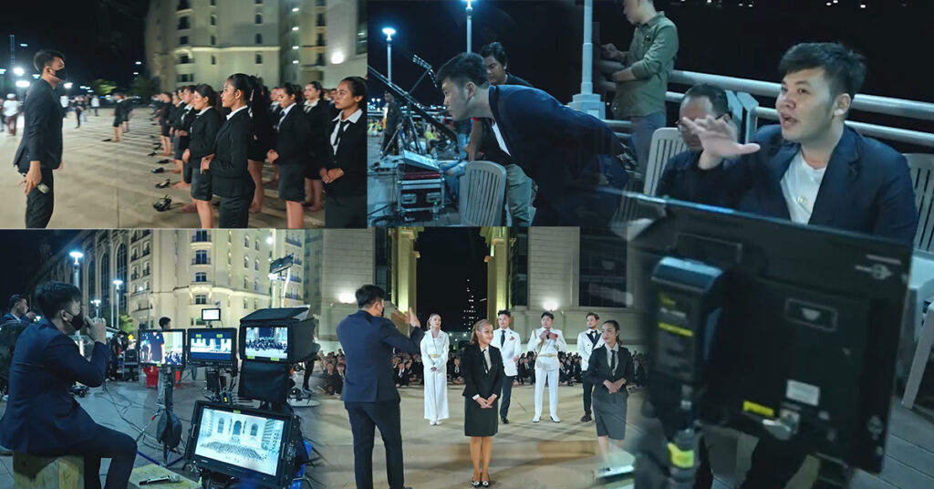 អ្នកឧកញ៉ា ឡេង ណាវ៉ាត្រា ចុះដឹកនាំថតដោយផ្ទាល់ MV បទ «ស្រលាញ់អ្វីដែលខ្មែរមាន» ប្រៀបដូចជាអ្នកដឹកនាំអាជីព