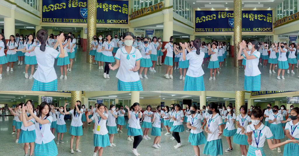 សិស្ស សាលា បែលធី១ក្រុម រាំត្រាប់តាម បទ «ស្រលាញ់អ្វីដែលខ្មែរមាន» ទទួល ការតោតសរសើរខ្លាំង លើបណ្ដាញសង្គម