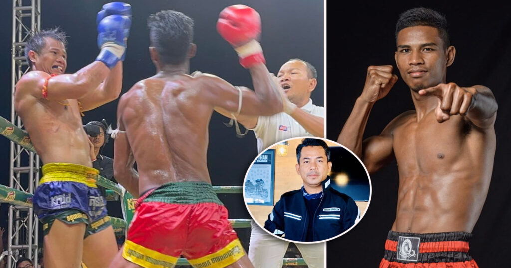 ក្រោយកីឡាករប្រដាល់ ឈឿង ល្វៃ បោះបង់ការប្រកួតនៅទឹកទី៤ លោកឧកញ៉ា ស្រី ចាន់ថន បាននិយាយបែបនេះ…