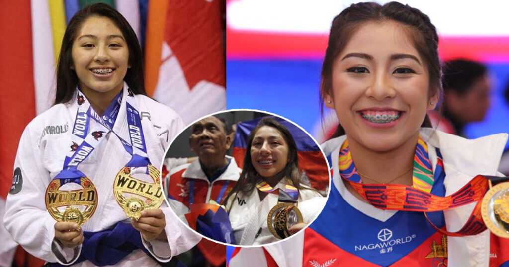 កីឡាការិនីកូនកាត់ ៣សាសន៍ ខាន់ ចេសា បង្ហាញពីមោទកភាពដែលបានតំណាងឱ្យប្រទេសកម្ពុជា ក្នុងការប្រកួតស៊ីហ្គេម