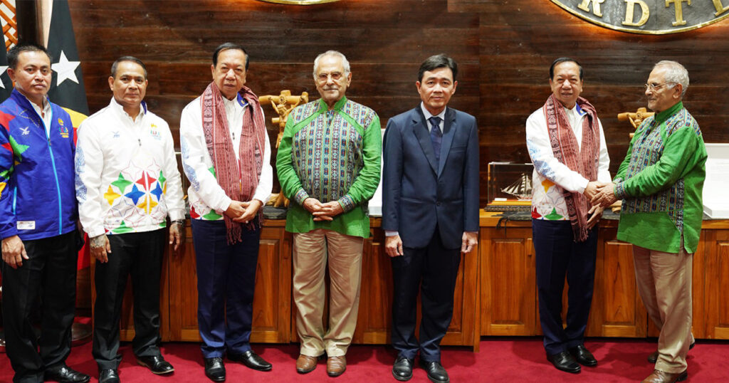 ប្រធានាធិបតីទីម័រ ស្វាគមន៍យ៉ាងកក់ក្ដៅ ចំពោះប្រតិភូកម្ពុជា និងវត្តមានព្រះអគ្គិជ័យកីឡា