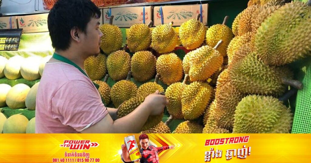 ចិននឹងដាក់លក់ទុរេនដាំក្នុងស្រុកជាលើកដំបូងនៅខែក្រោយ ខណៈកាលពីឆ្នាំមុនចិនធ្លាប់នាំចូលទុរេនក្នុងតម្លៃជាង ៤ពាន់លានដុល្លារ