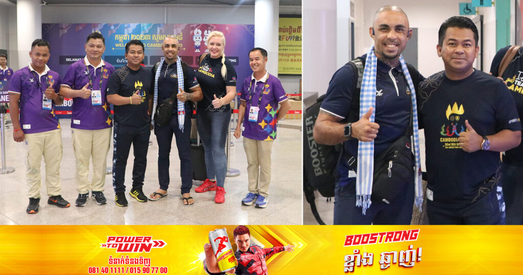 លោកឧកញ៉ា ស្រី ចាន់ថន បានទៅផ្តល់កម្លាំងចិត្តនិងទទួល សែន រិទ្ធីគុន ដោយផ្ទាល់ពីព្រលានយន្តហោះអន្តរជាតិភ្នំពេញ