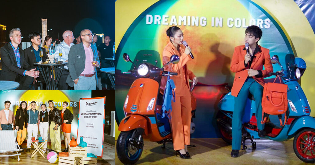 Vespa Primavera Color Vibe ដែលជាម៉ូដែលពិសេស បានសម្ពោធដាក់លក់នៅលើទីផ្សារកម្ពុជាហើយ