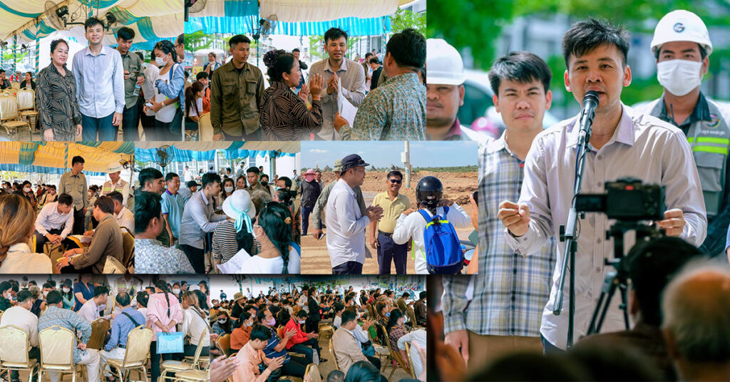 អតិថិជនអស់មន្ទិលសង្ស័យនិងកក់ក្តៅក្នុងចិត្ត ក្រោយជួបស្តាប់ការពន្យល់ច្បាស់ៗដោយផ្ទាល់ពីអ្នកឧកញ៉ា ឡេង ណាវ៉ាត្រា