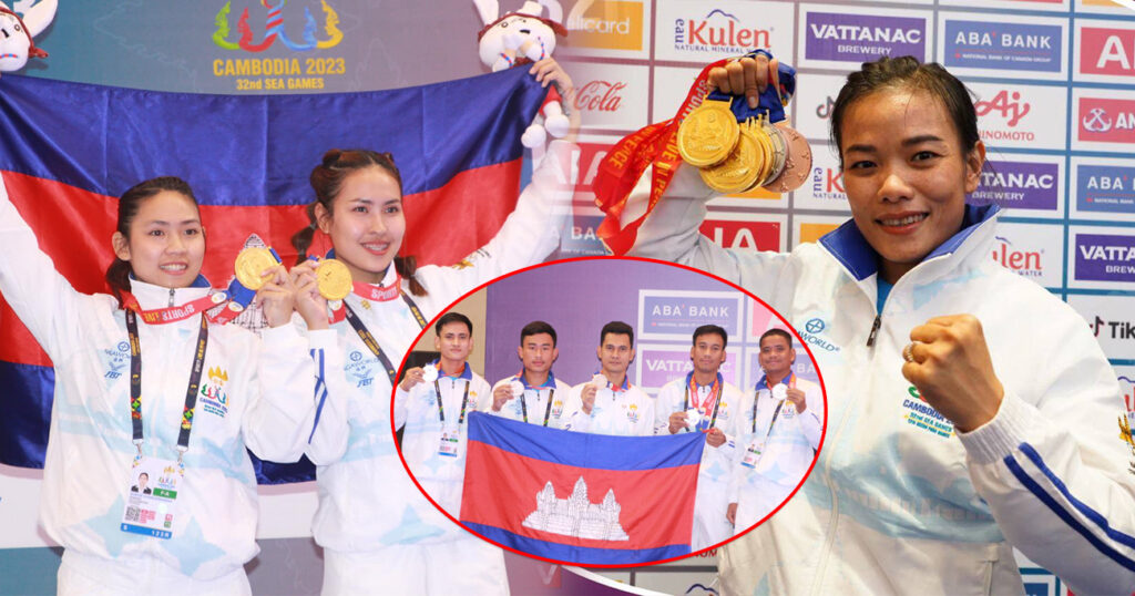 ប្រភេទកីឡាវ៉ូវីណាម បញ្ចប់ការប្រកួតជាស្ថាពរ ខណៈកម្ពុជាឈរលេខ១ លើកំពូលតារាងមេដាយ