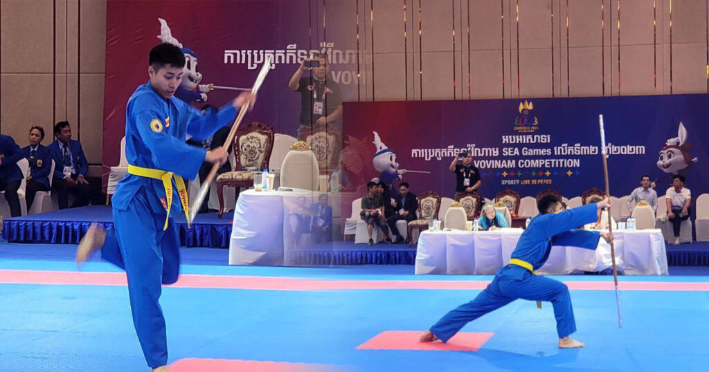 អបអរសាទរ! កីឡាករកម្ពុជា សៀន ចាន់ហួត ដណ្ដើមមេដាយមាស លើវិញ្ញាសាសម្តែងបុរសមេគុនដំបង