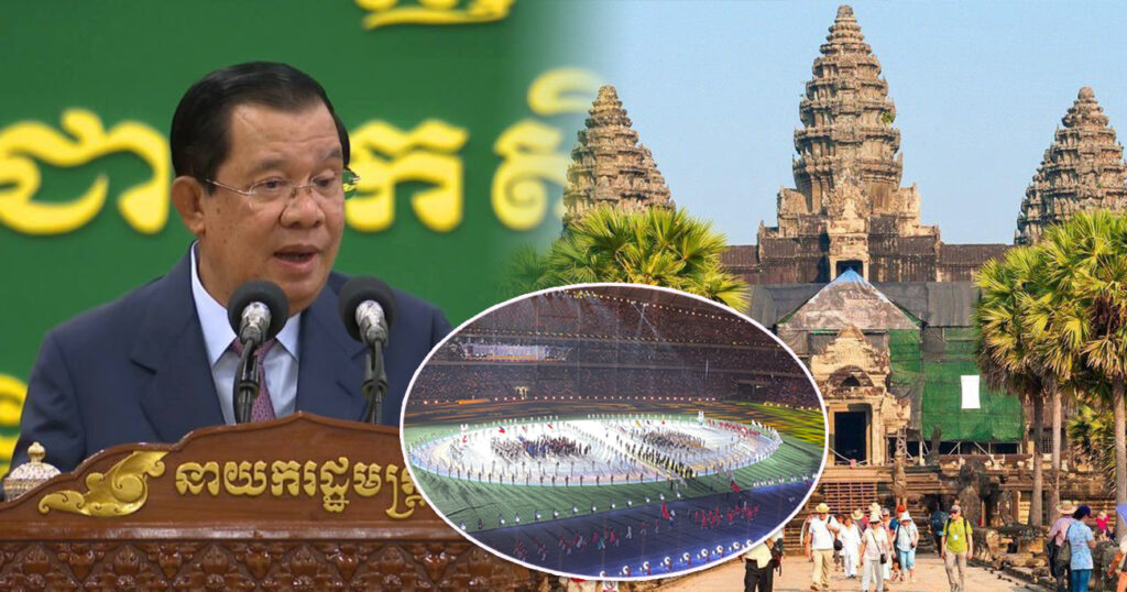 សម្តេចតេជោ ហ៊ុន សែន អនុញ្ញាតឱ្យគណៈប្រតិភូកីឡា ដែលមកប្រកួតក្នុងព្រឹត្តិការណ៍ស៊ីហ្គេម អាចទៅទស្សនាអង្គរវត្តដោយឥតគិតថ្លៃ