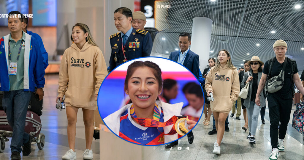 កីឡាការិនីកូនកាត់ ៣សាសន៍ ខាន់ ចេសា បានធ្វើដំណើរមកដល់កម្ពុជា ដើម្បីត្រៀមចូលរួមប្រកួតកីឡាស៊ីហ្គេម