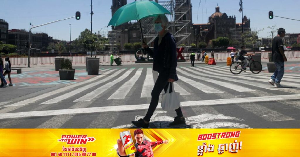 សីតុណ្ហភាពនៅម៉ិចស៊ីកូបានកើនឡើងដល់កម្រិតខ្ពស់បំផុតមិនធ្លាប់មាន ខណៈរលកកម្តៅបានផ្តាច់យកជីវិតពលរដ្ឋអស់ ៦នាក់