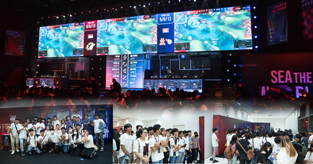 ក្រុមហ៊ុន MOONTON ផ្តល់ឱកាសឱ្យនិស្សិតកម្ពុជាបានចូលរួមព្រឹត្តិការណ៍ MSC 2023 ជាការប្រកួត Esports ធំបំផុតក្នុងប្រទេសកម្ពុជា