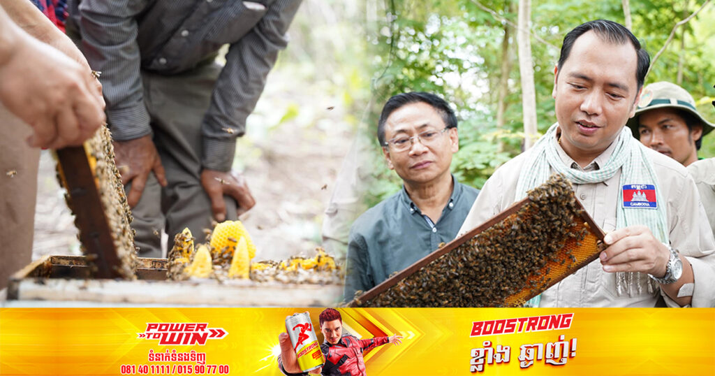 តំបន់សហគមន៍តាខេះមានជ័យ ក្នុងស្រុកសំឡូត ខេត្តបាត់ដំង ផ្ដល់អំណោយផលចំពោះការបង្កើនចំណីសម្រាប់សត្វឃ្មុំ