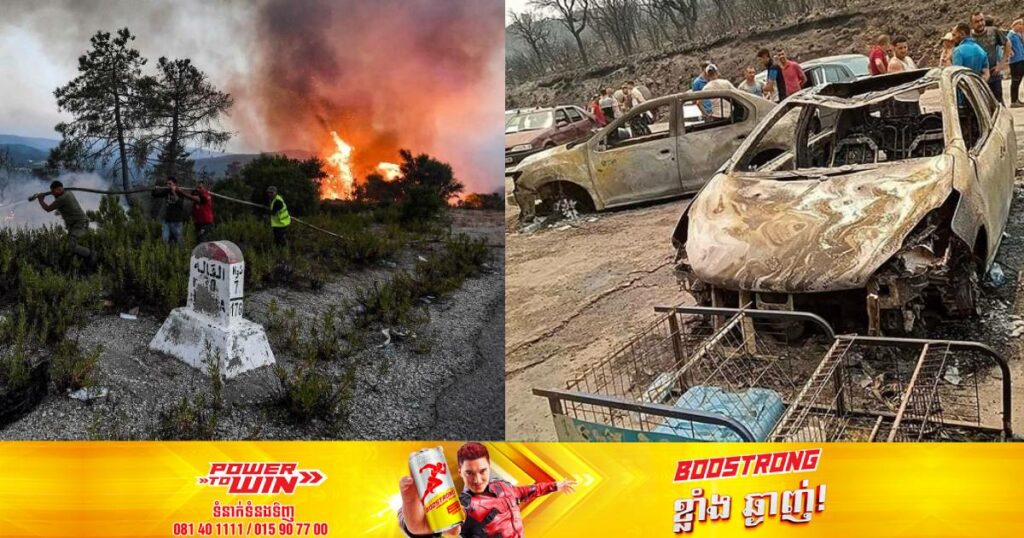 រលកកម្តៅ ៤៨អង្សាសេបង្កឲ្យមានភ្លើងឆេះព្រៃយ៉ាងខ្លាំងនៅអាល់ហ្សេរី និងបណ្តាលឲ្យមនុស្ស ៣៤នាក់បាត់បង់ជីវិត