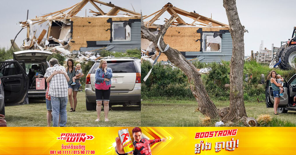 ខ្យល់ព្យុះកំបុតត្បូងបានបោកបក់កាត់ទីក្រុងជនបទនៃប្រទេសកាណាដា បណ្ដាលឱ្យប៉ះពាល់ដល់ផ្ទះសម្បែងប្រជាពលរដ្ឋ ហើយព្រឹត្តិការណ៍អបអរសាទរនៅទូទាំងប្រទេសត្រូវបានលុបចោល