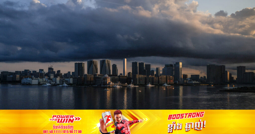 ជប៉ុនត្រូវប្រឈមជាមួយនឹងខ្យល់បក់ និងភ្លៀងធ្លាក់ខ្លាំង ដែលបណ្ដាលមកពីព្យុះទីហ្វុង Khanun នៅថ្ងៃអង្គារនេះ