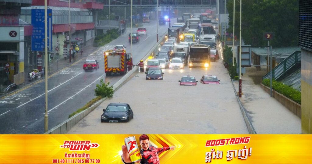 ការសិក្សាមួយបង្ហាញថា៖ ជំនន់ទឹកភ្លៀងដែលកំពុងបង្កការគំរាមគំហែងនៅហុងកុងនឹងធ្វើឲ្យទីក្រុងមួយនេះត្រូវខាតបង់ប្រាក់ជាង ១០០លានដុល្លារ