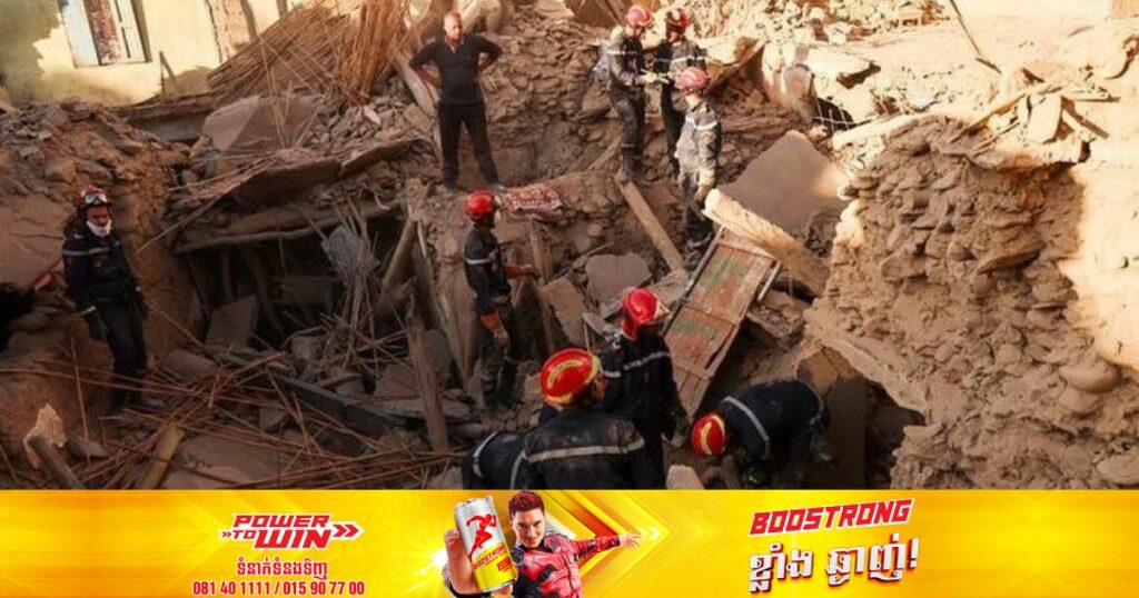 ចិនផ្តល់ជំនួយ ២សែនដុល្លារសម្រាប់ជួយជនរងគ្រោះពីហេតុការណ៍រញ្ជួយដីនៅម៉ារ៉ុក