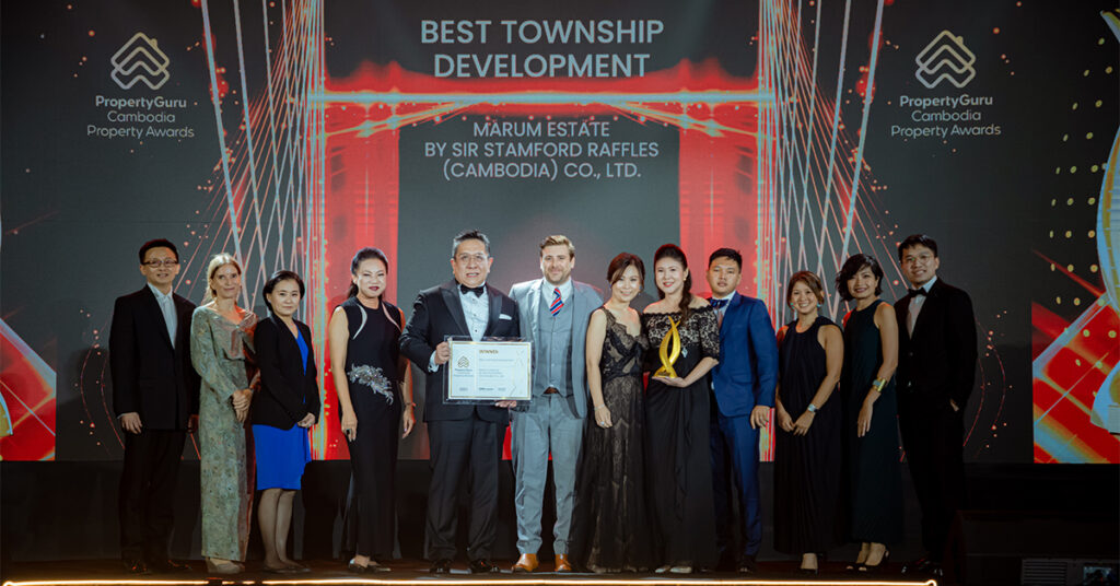 គម្រោង Marum Estate ទទួលបានពានរង្វាន់ពិសេសចំនួនបួននៅឯពិធីប្រគល់ពានរង្វាន់ អចលនទ្រព្យកម្ពុជា PropertyGuru Cambodia Property Awards 2023