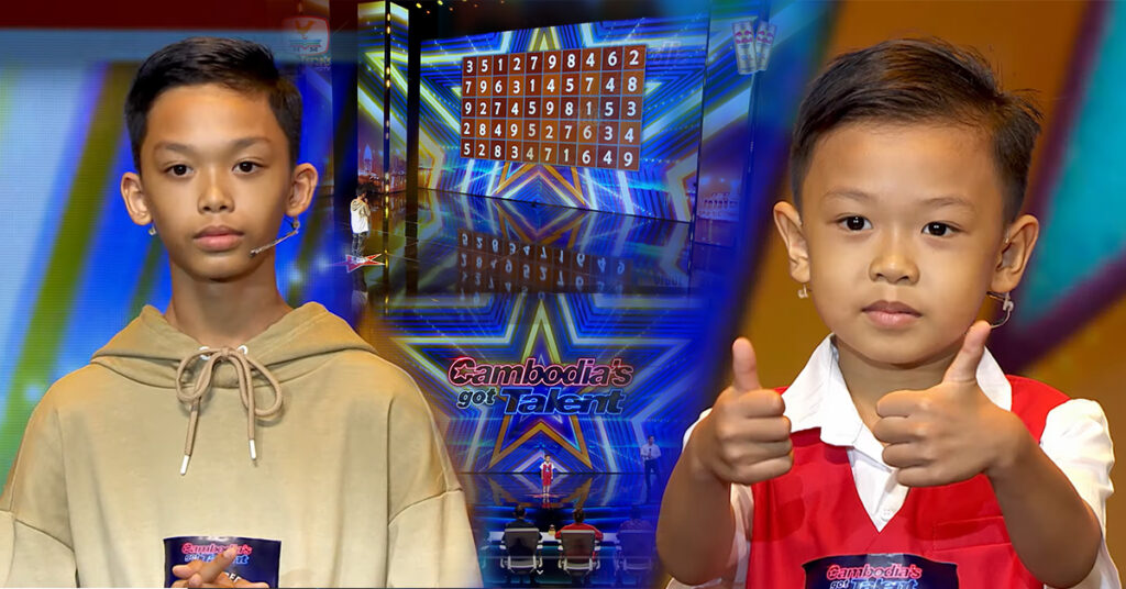 កំពូល IQ ទាំង២នាក់បងប្អូន! ប្អូនចាំទង់ជាតិ-ទីក្រុង ១៩០ប្រទេស ឯបងចាំលេខ៥០ខ្ទង់ត្រឹម ២នាទី