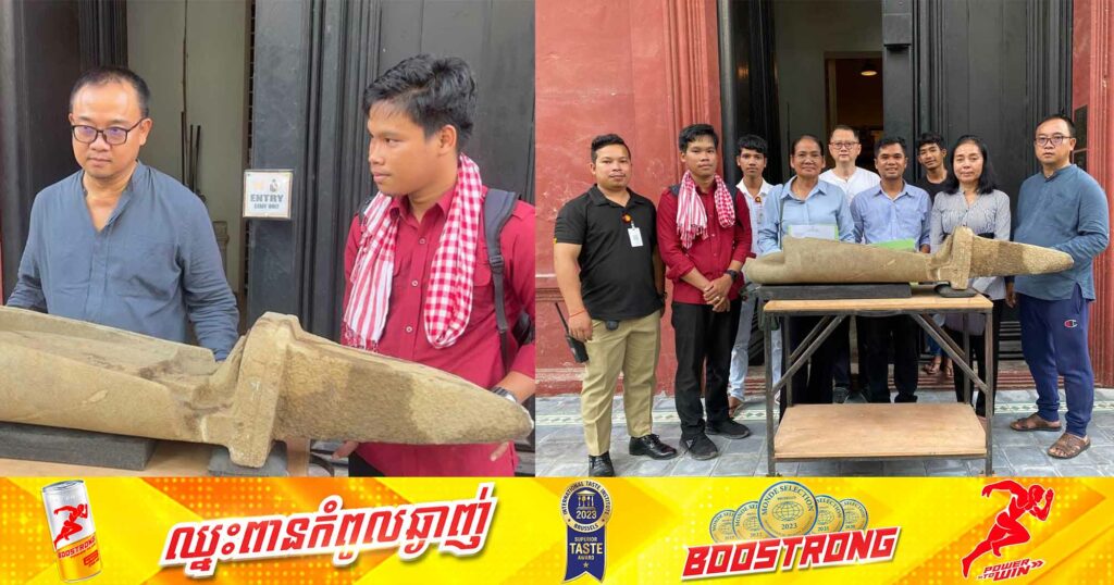 ព្រះបដិមាដែលប្រជាពលរដ្ឋប្រគល់ជូនមន្ទីរវប្បធម៌ និងវិចិត្រសិល្ប:ខេត្តកណ្តាល ត្រូវបានយកមករក្សាទុកនៅសារមន្ទីរជាតិភ្នំពេញ​ដោយសុវត្ថិភាព