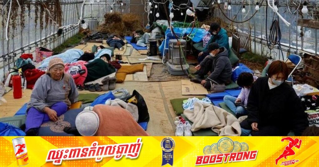 តួលេខអ្នកបាត់បង់ជីវិតដោយគ្រោះរញ្ជួយដីនៅជប៉ុនកើនឡើងដល់ ៦២នាក់