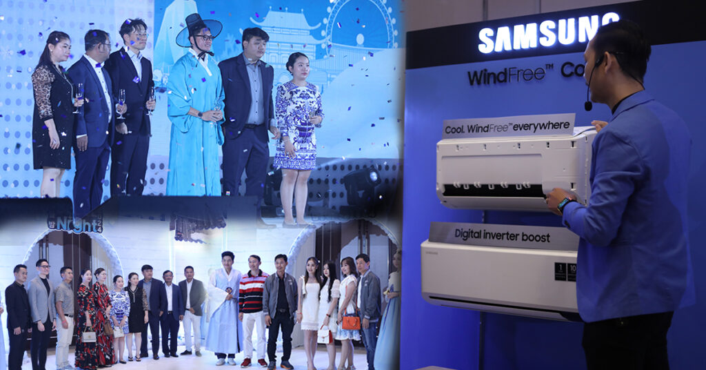 ម៉ាស៊ីនត្រជាក់ស៊េរីថ្មី Samsung WindFree បានដាក់សម្ពោធជាផ្លូវការក្នុងកម្មវិធី ជួបជុំអាជីវករទូទាំងប្រទេស