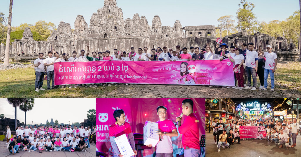 foodpanda បាននាំដៃគូសហការទៅដំណើរកម្សាន្តនៅខេត្ត សៀមរាបចំនួន ២ យប់ ៣ ថ្ងៃ