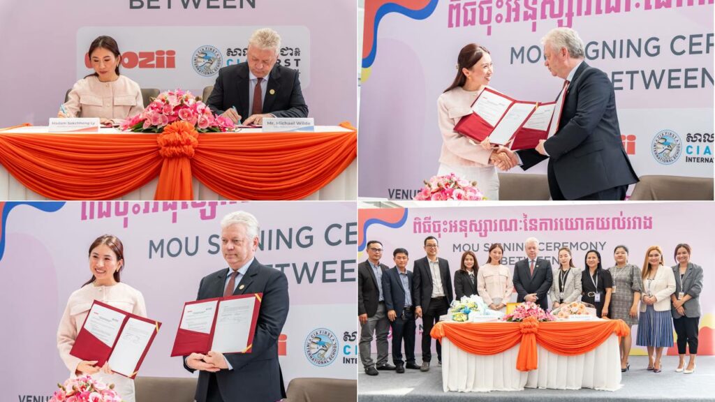 មជ្ឈមណ្ឌលកម្សាន្តកុមារ Doozii បានចុះអនុស្សរណៈនៃការយោគយល់គ្នារវាងក្រុមហ៊ុន CIA First International School  នាពេលថ្មីៗនេះ