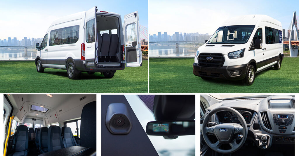 រថយន្ត Ford Transit ស៊េរីឆ្នាំ ២០២៤ បានមកដល់ទីផ្សារកម្ពុជាហើយ!