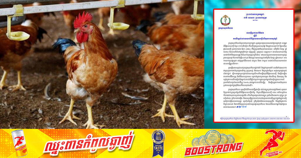ក្រសួងសុខាភិបាល ប្រកាសរកឃើញករណីបាត់បង់ជីវិតលើកុមារាអាយុ ៩ឆ្នាំ នៅខេត្តក្រចេះ ដោយសារជំងឺផ្តាសាយបក្សី H5N1