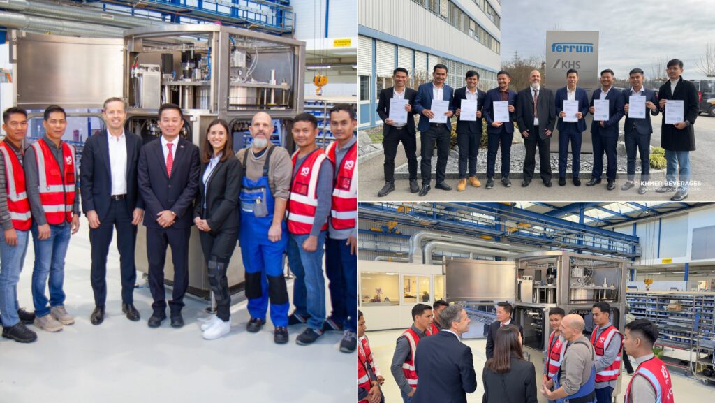 ថ្នាក់ដឹកនាំកំពូល និងបុគ្គលិក ខ្មែរ ប៊ែវើរីជីស ធ្វើដំណើររាប់ពាន់គីឡូម៉ែត្រដើម្បីទៅស្វែងយល់ពីបច្ចេកវិទ្យាចុងក្រោយរបស់ប៉ែកអឺរ៉ុប